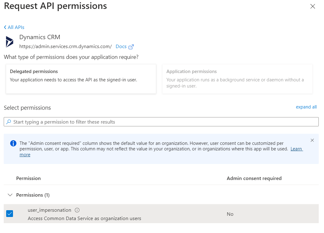 Add permission